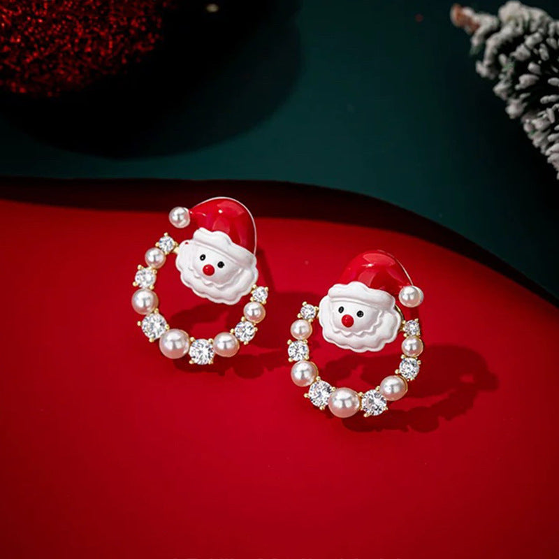 Christmas Tree Eardrops Series Female Cartoon Earrings