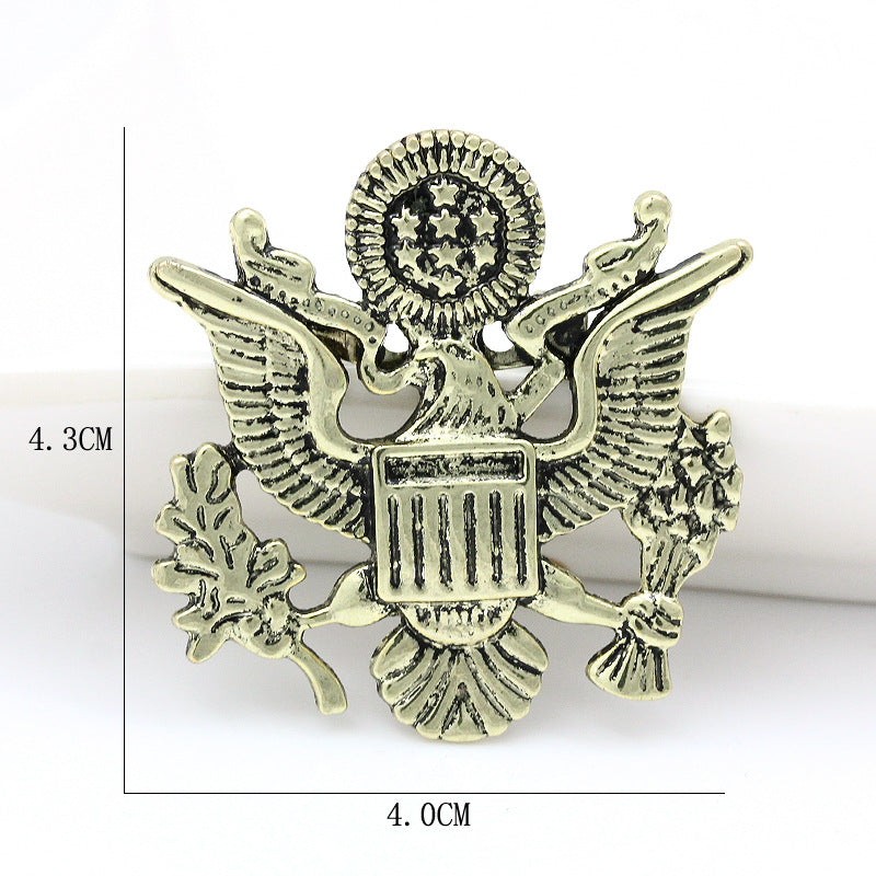 Men's Personalized Retro Animal Brooch Diamond Cartoon Lion Brooches