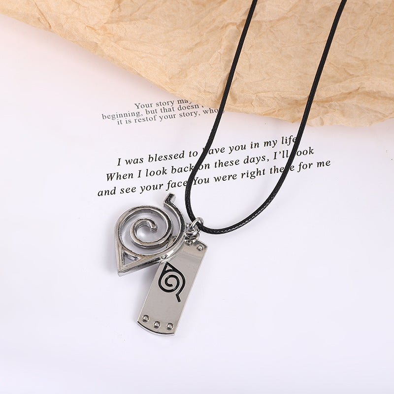 Anime Peripheral Death Note Double Night Moon Pendants