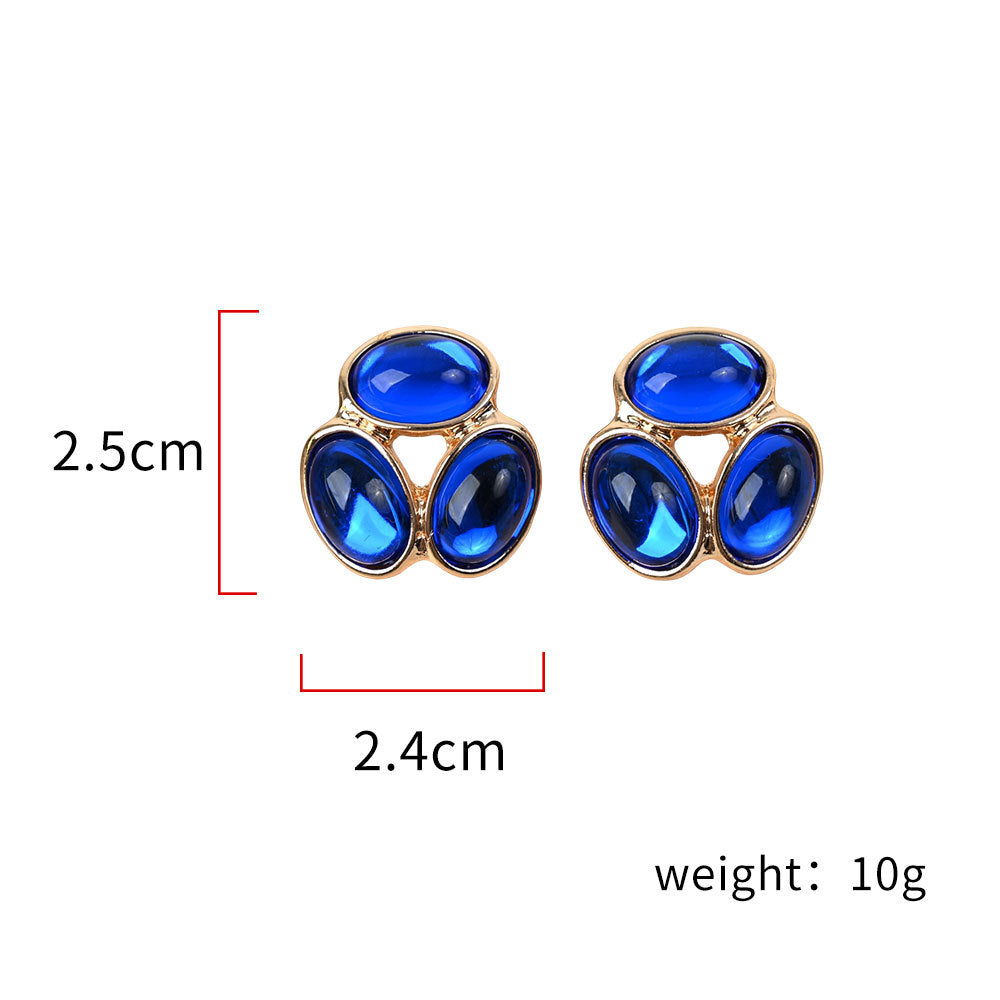 Fashionable Style Personalized Niche Triangle Temperament Rings