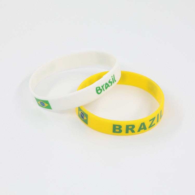 Cup Silicone National Team Canada Ink Flag Bracelets