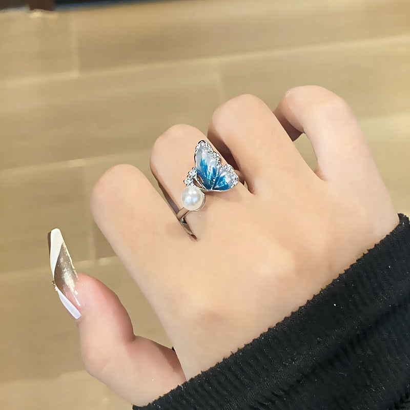 Women's Adjustable Simple Niche Design Minimalist Index Ring