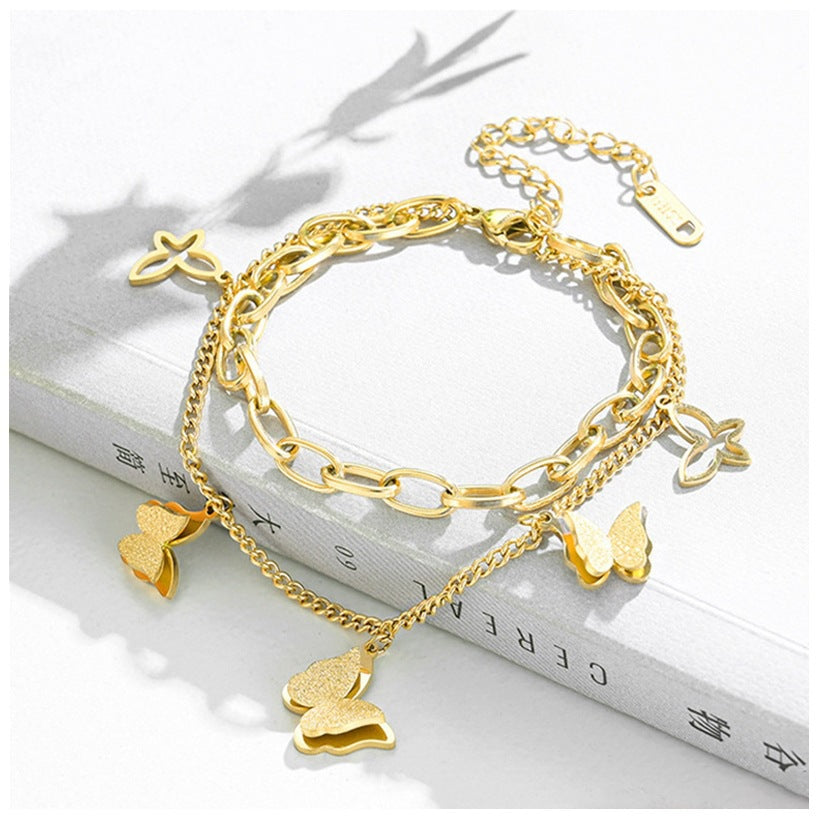 Steel Female Design Fashion Personalized Hip Hop Tube Bracelets