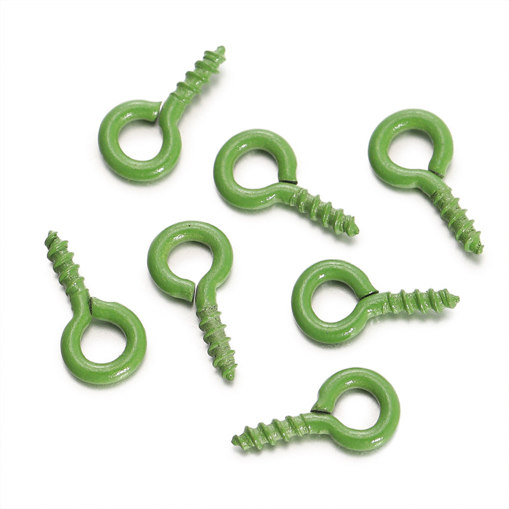Croissant Nail Screw Sheep Eye Pearl Jewelry Accessories