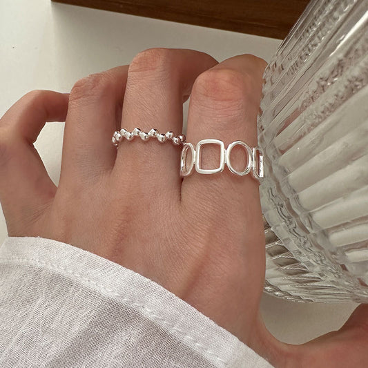 Women's Korean Style Surrogate Shopping Combination Opening Rings