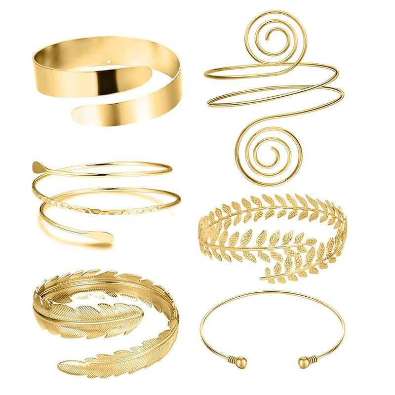 Graceful Fashion Leaf Beautiful Flowers Armband Bracelets