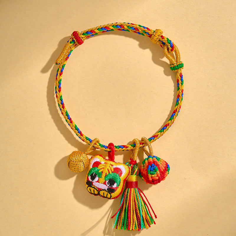 Children's Dragon Boat Festival Colorful Rope Hand-woven Small Bracelets
