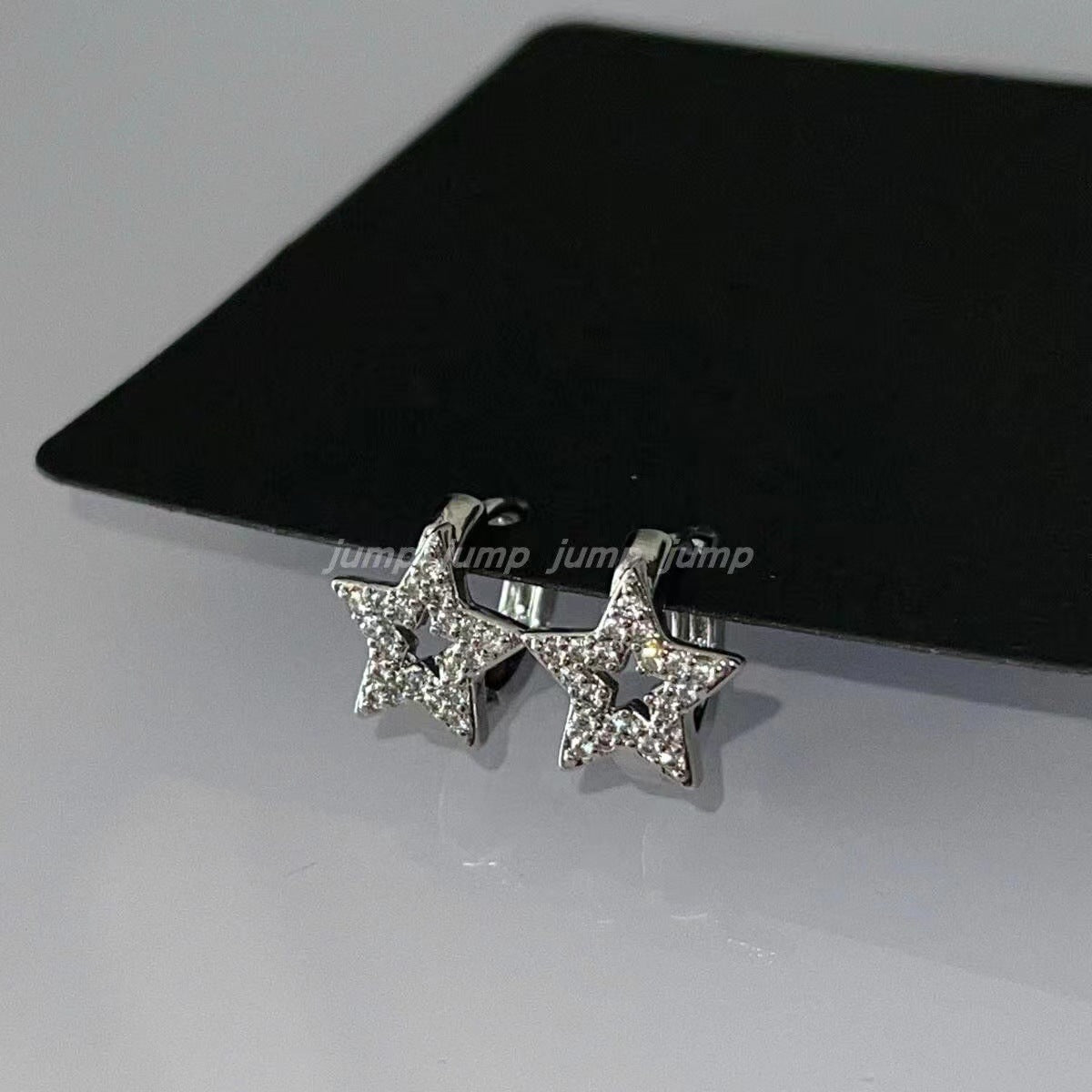Star Ear Clip Five-pointed Simple Elegant Bone Stud Earrings