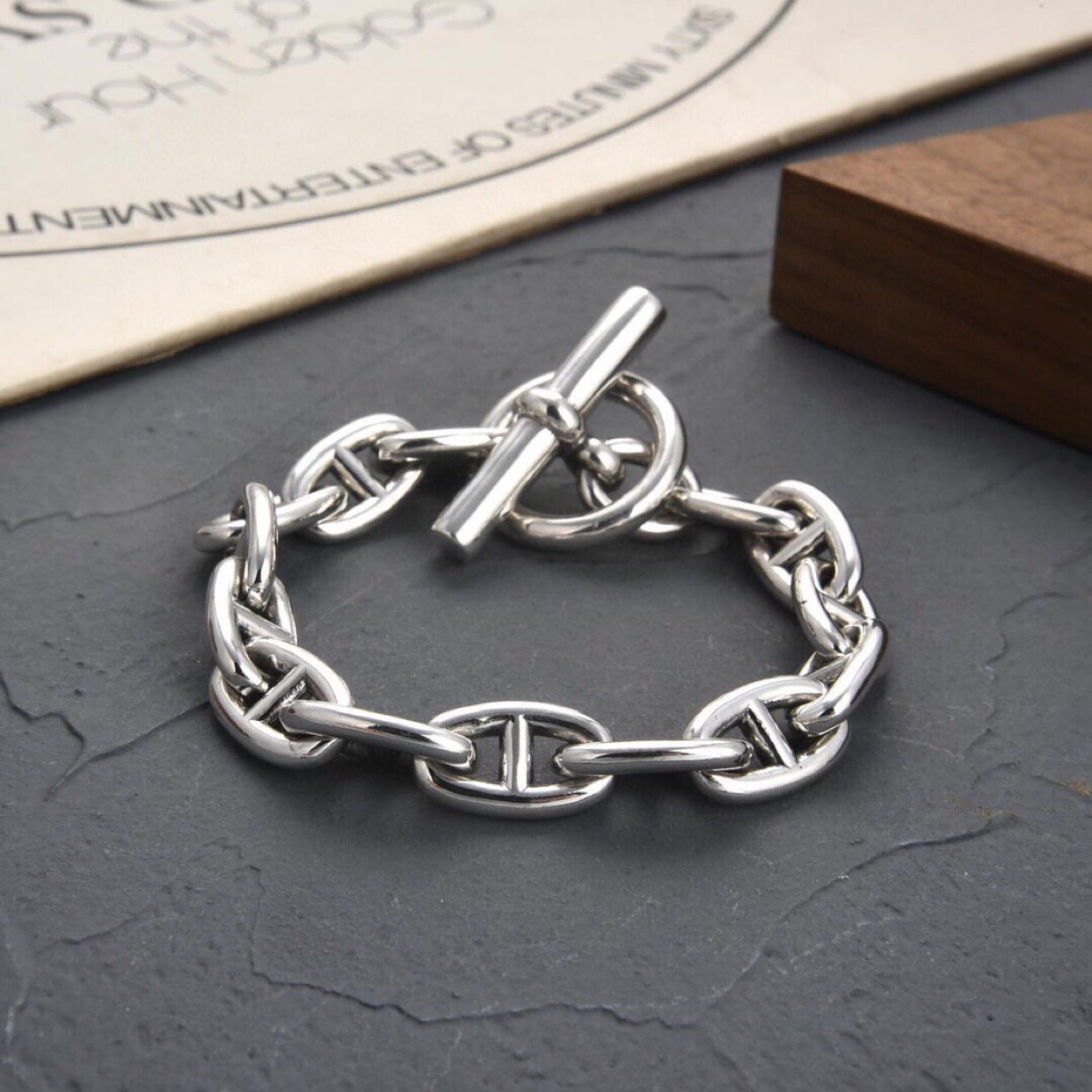 Women's & Men's Nose Retro Buckle Hot Personalized Tide Bracelet