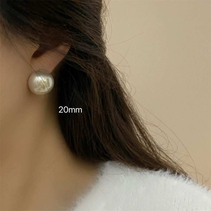 Retro Semicircle Pearl Trendy Entry Lux Elegant Earrings