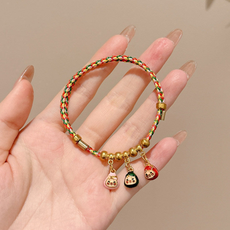 Boat Festival Carrying Strap Colorful Rope Wind Hand-woven Bracelet