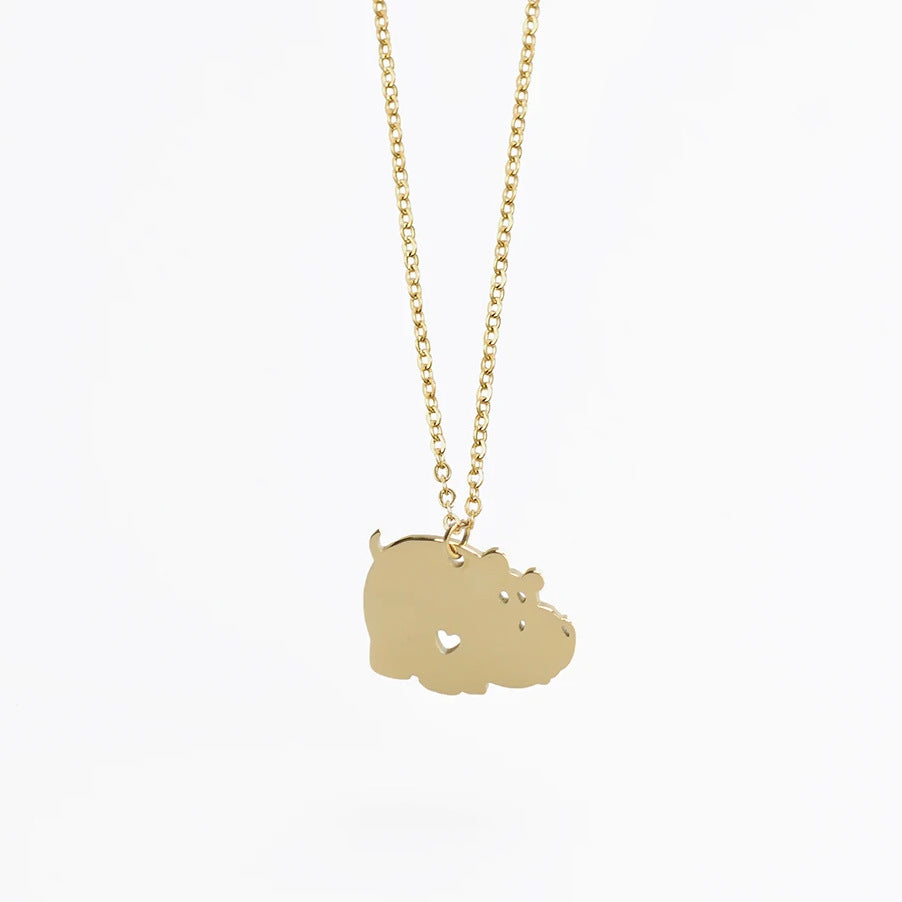 Women's Cartoon Animal Series Personalized Stainless Steel Necklace