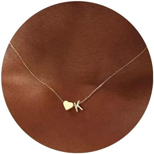 Love Letter Gold-plated Collarbone Durable Low Sensitivity Adjustable Necklace