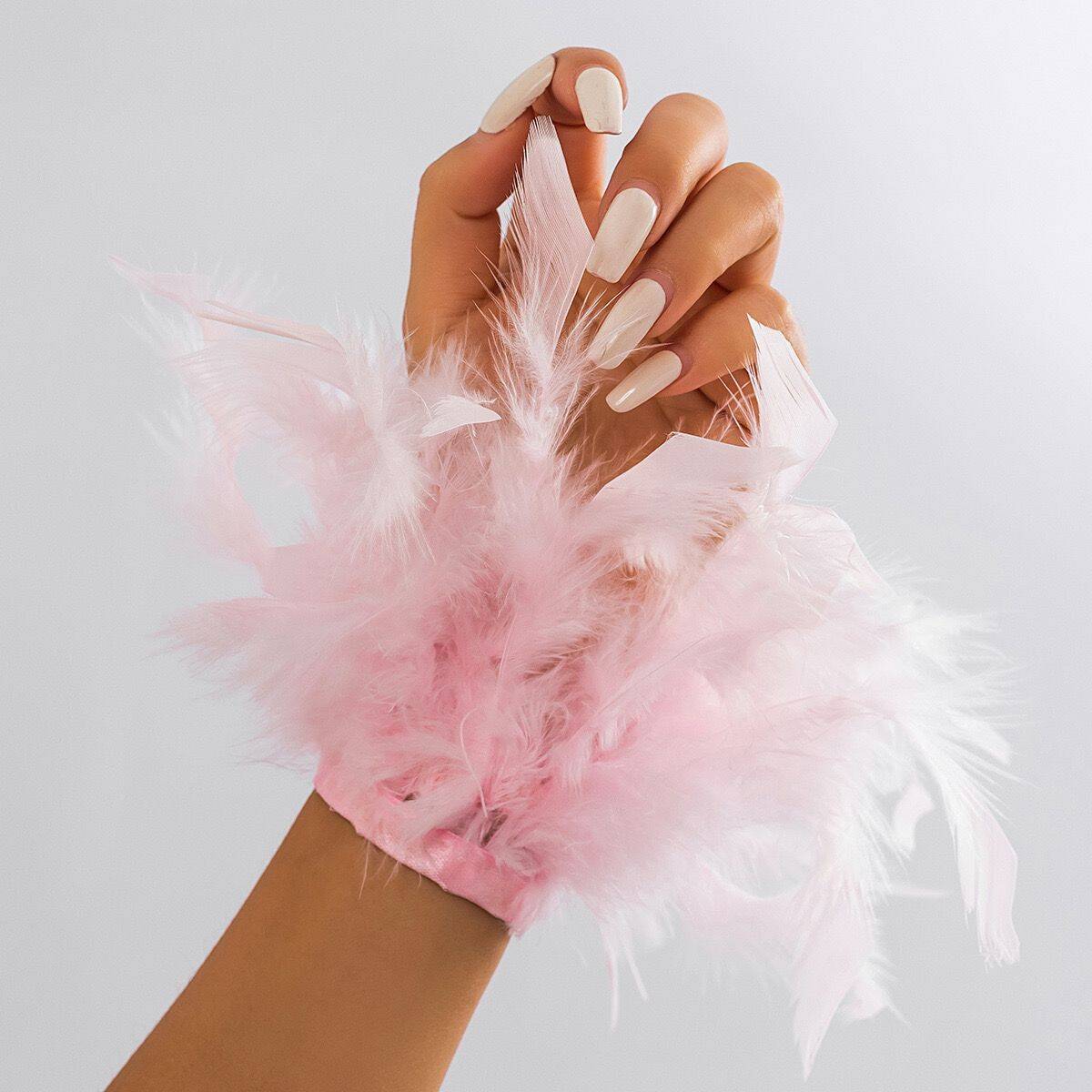 Durable Graceful Feather Party Decorative Pop Bracelet