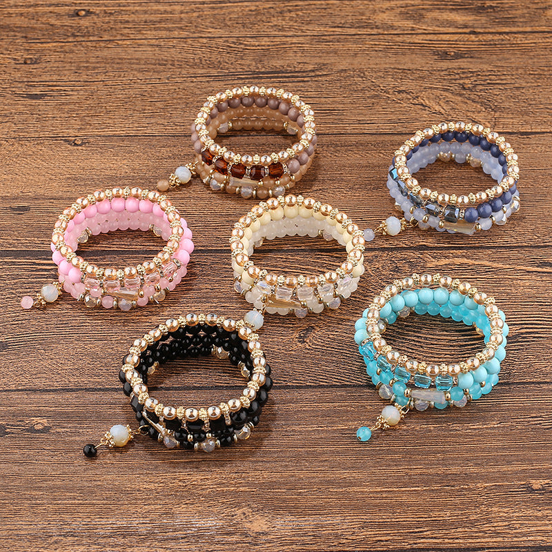 New Ornament Trend Simple Tassel Color Bracelets