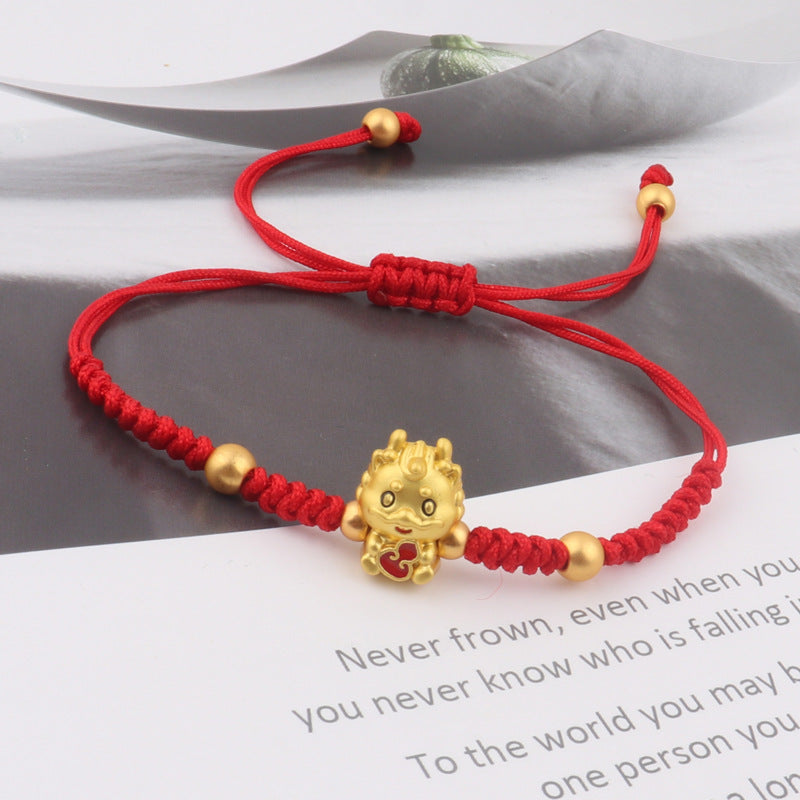 National Trendy Style Chinese Zodiac Dragon Bracelets