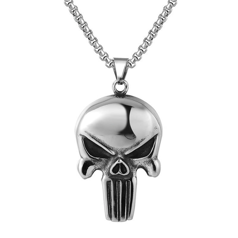 Men's Stainless Steel Boxing Physical Picture Domineering Necklace
