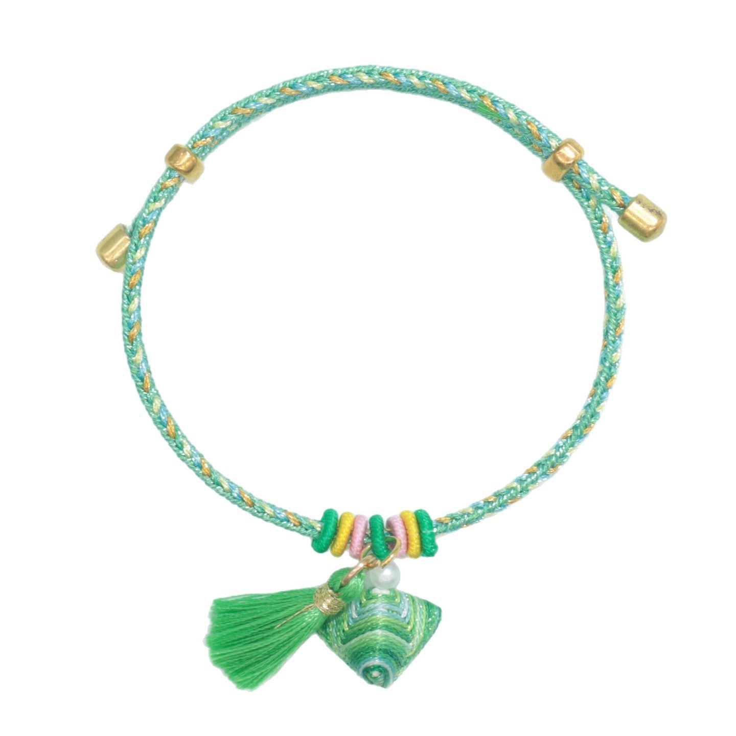 Children's Dragon Boat Festival Colorful Rope Tassel Bracelets