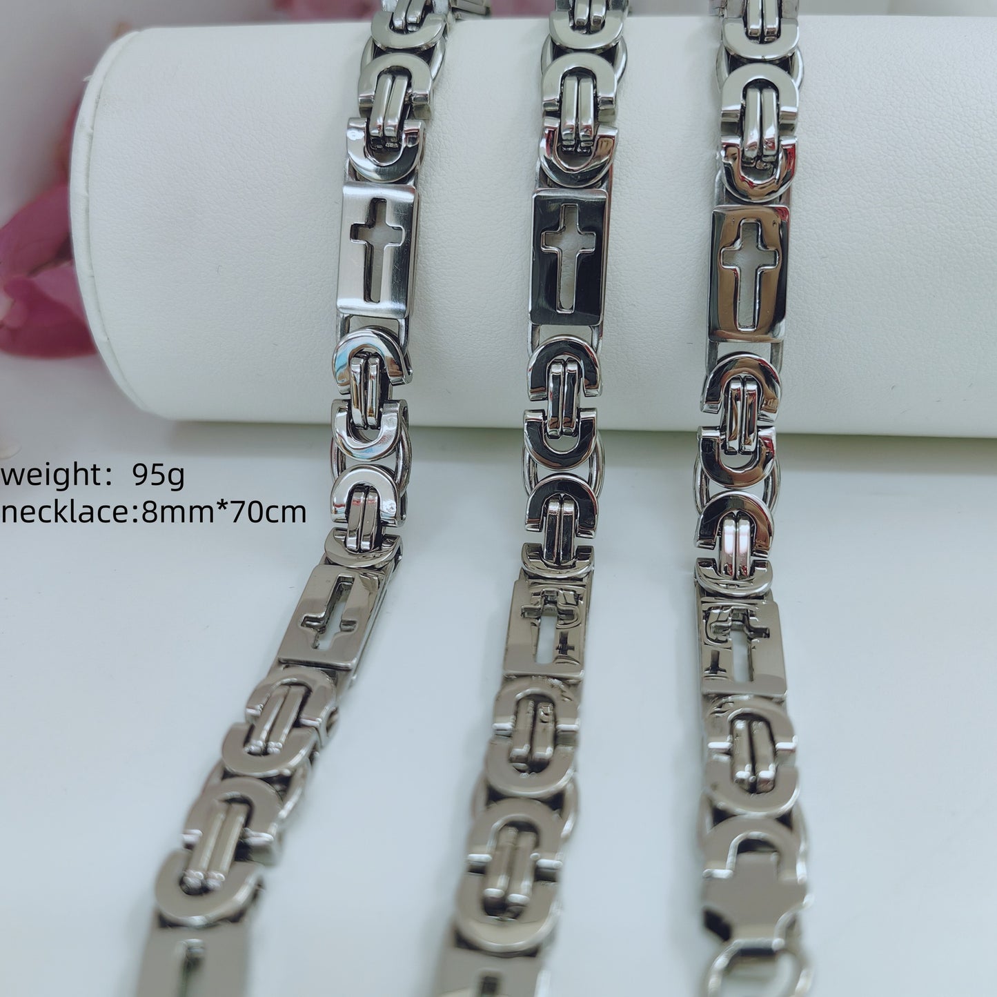 Fashion Trendy Unique Man's Stainless Steel Necklace