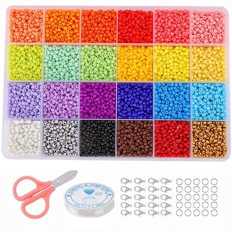 Beads Micro Glass Bead Solid Color Scattered Jewelry Accessories