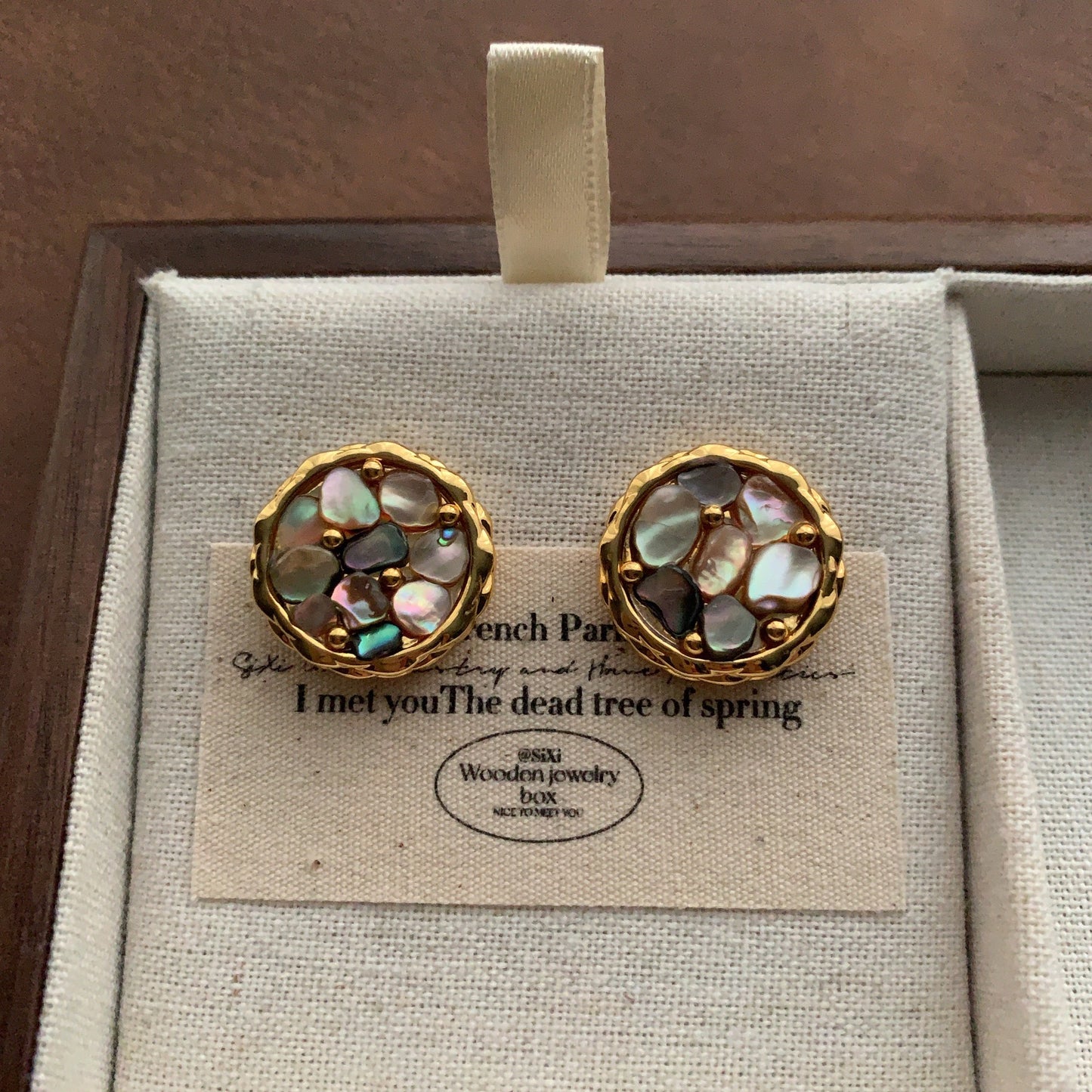 Colorful Fritillary Butterfly Stars Heart Elegant Retro Light Luxury Stud Earrings
