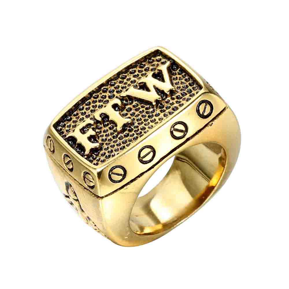 Beautiful Men's Punk Domineering Personality Vintage Rings