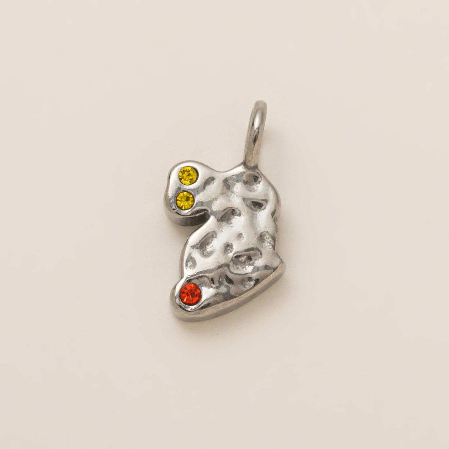 Stainless Steel Jeweled Furnace Vacuum Electroplating Necklaces