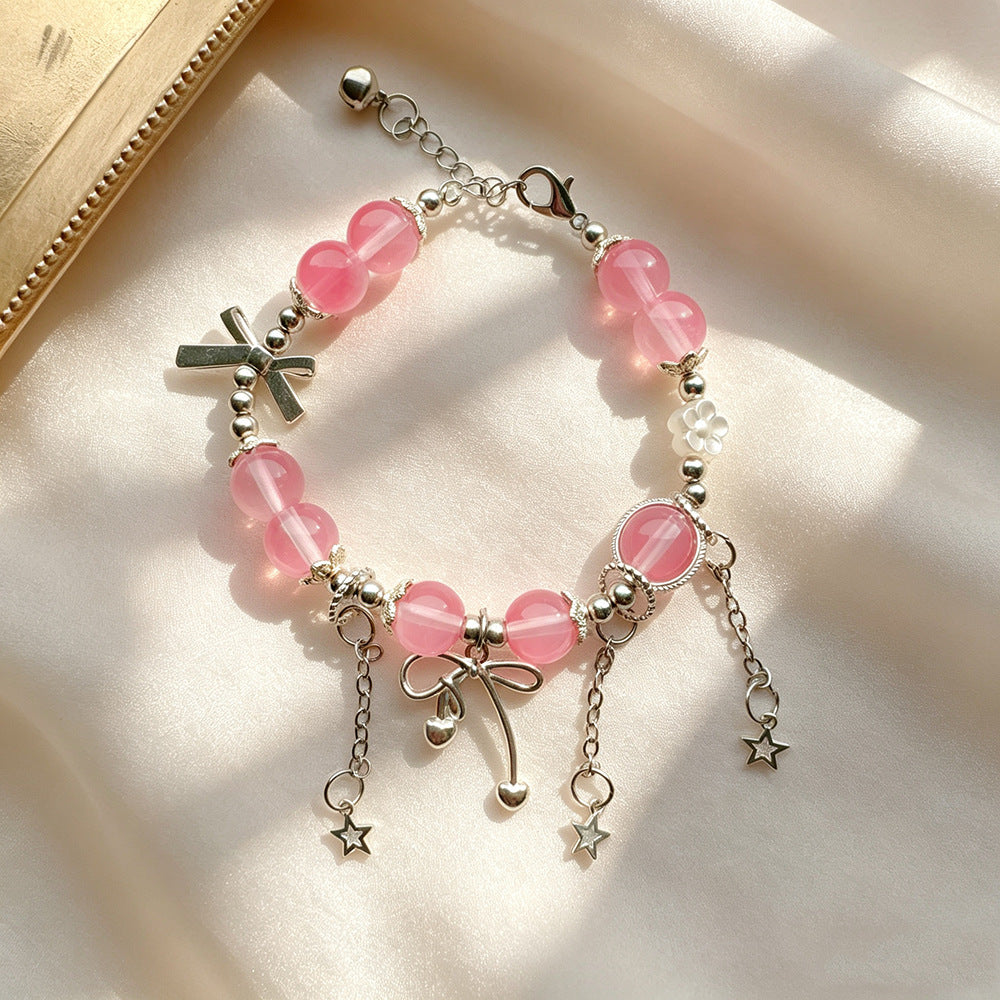 Women's Sweet Crystal Beaded Design Super Fairy Bracelets