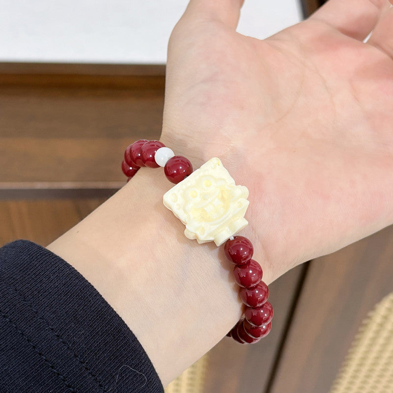 Cute Kitten Beaded Good-looking Combination Cat Bracelet