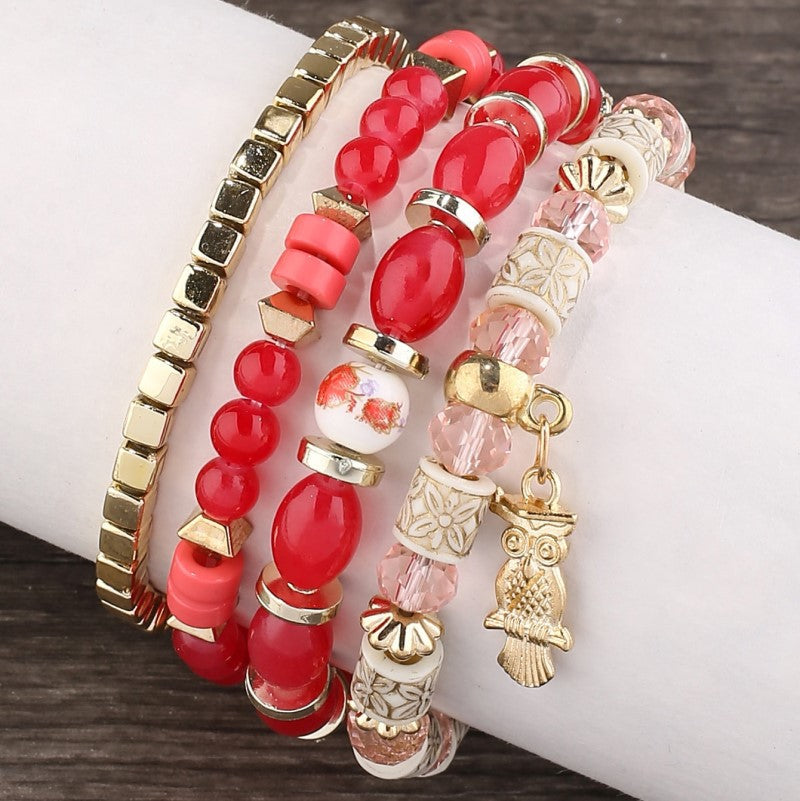 Trendy Metal Owl Bohemian National Style Bracelets