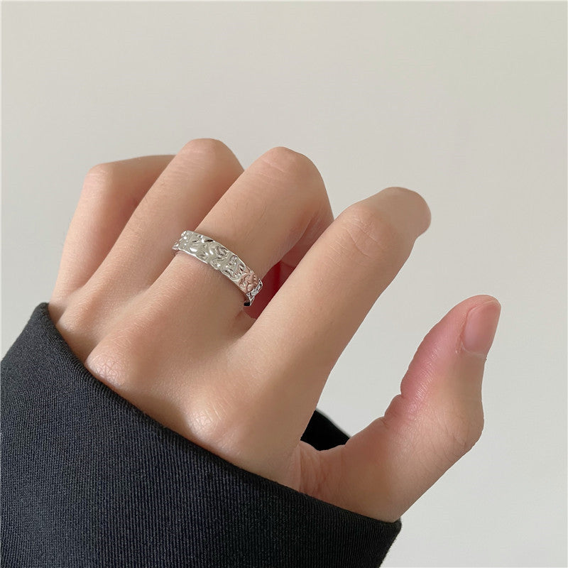 Women's & Men's Foil Open Index Finger Dark Style Simple Rings