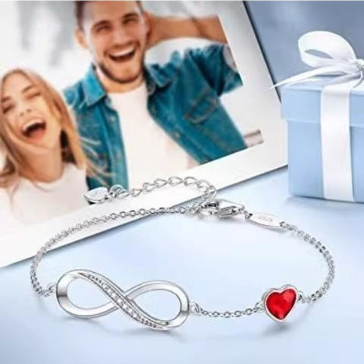 Women's Shiny Symbol Heart-shaped Simple Fashion Unlimited Number Bracelet
