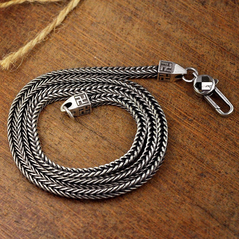 Men's Fox Tail Italian Imported Versatile Retro Pendants