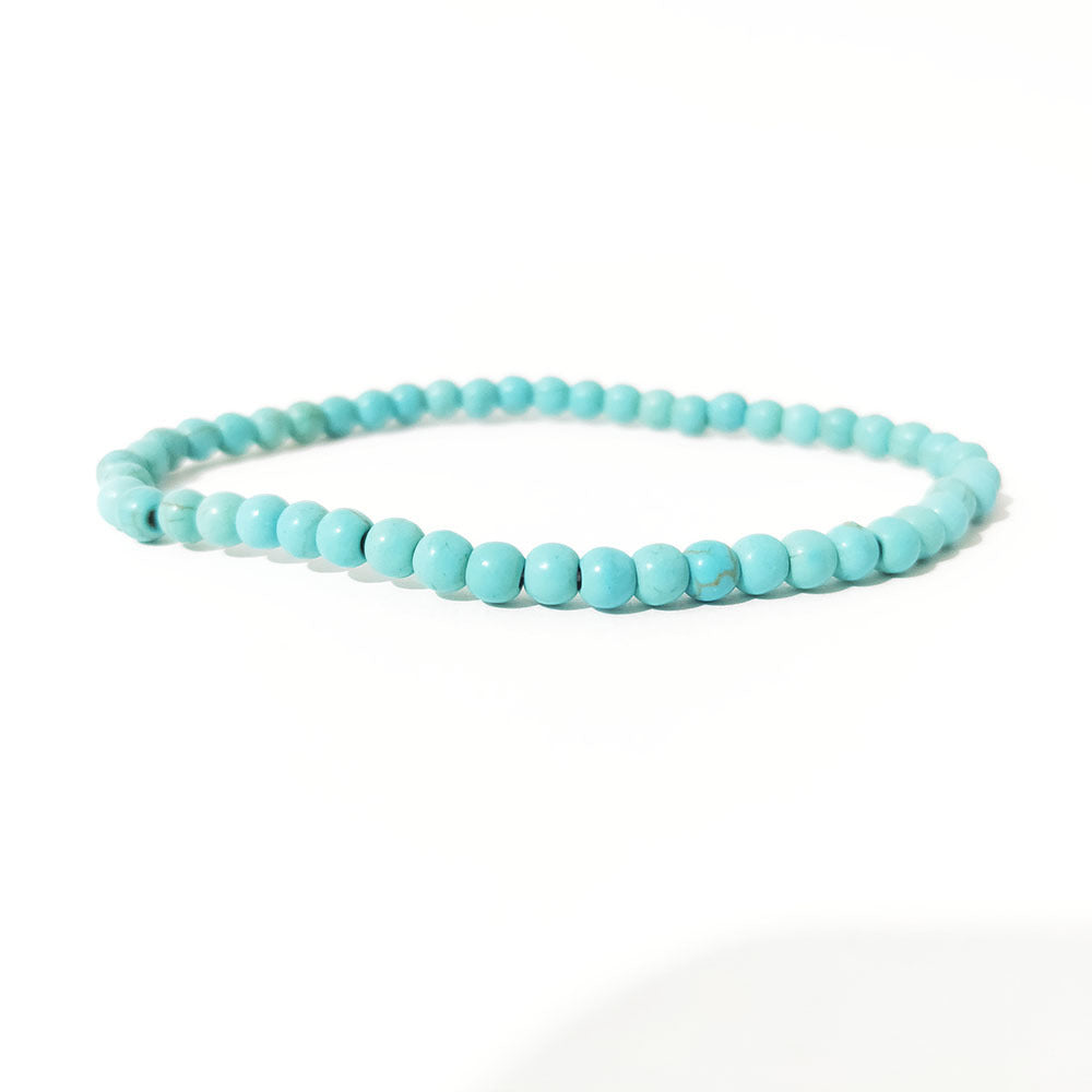 Crystal Agate Round Beads Aquamarine Tourmaline Yellow Tower Energy Beaded Bracelets