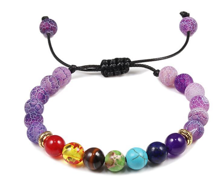 Jewelry Colorful Volcanic Rock Turquoise Tiger Eye Bracelets