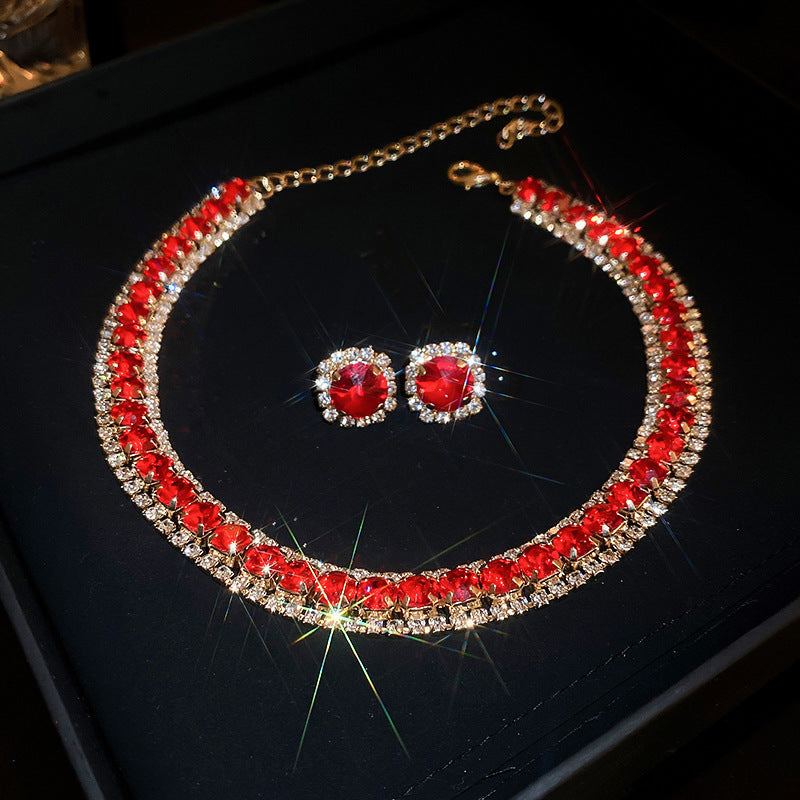 Elegant Drop Round Light Luxury Minority Necklaces