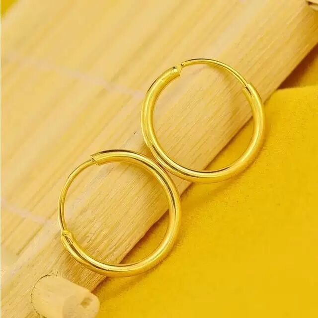 Gold Female Tassel No Color Fading Long Vietnam Earrings