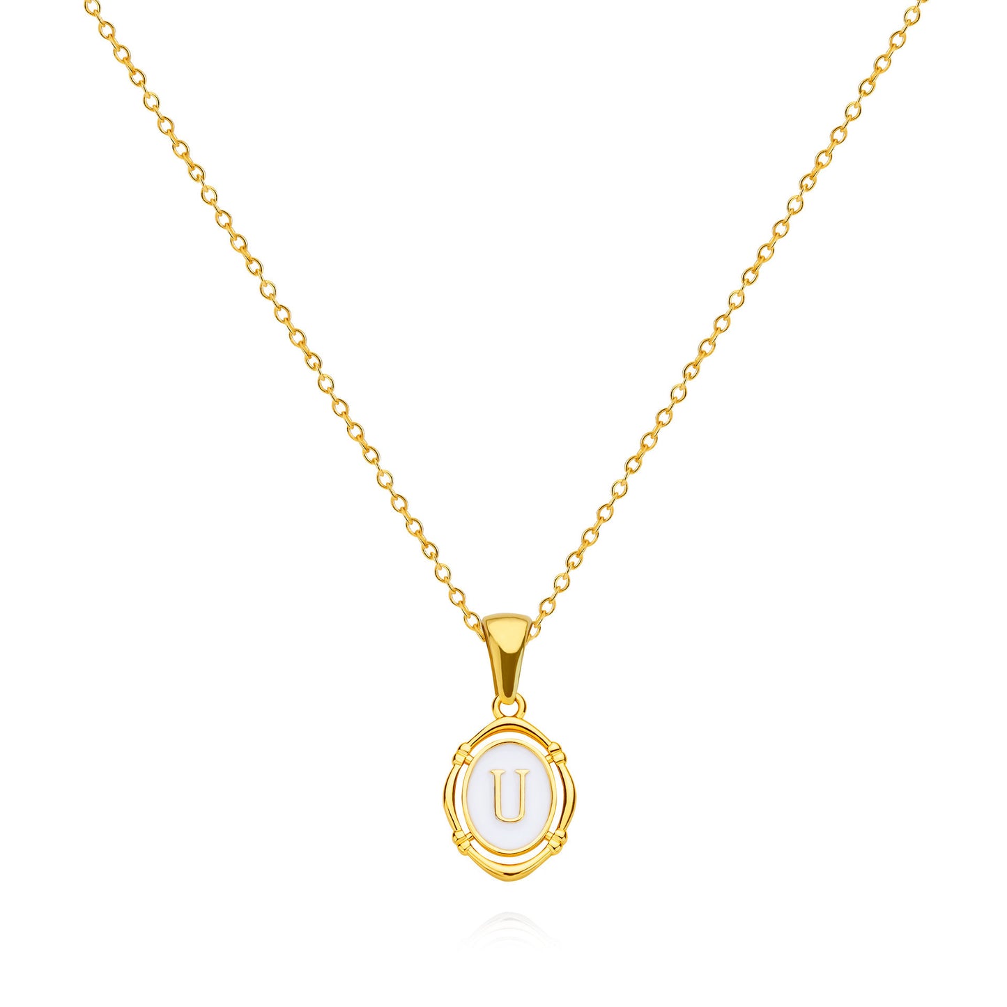 Gold English Letter Female Simple Fashion Send Necklaces