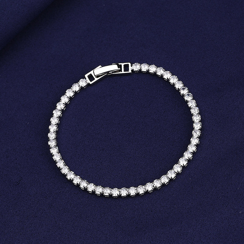 Interest Light Luxury Zircon Starry Full Diamond White Bracelet