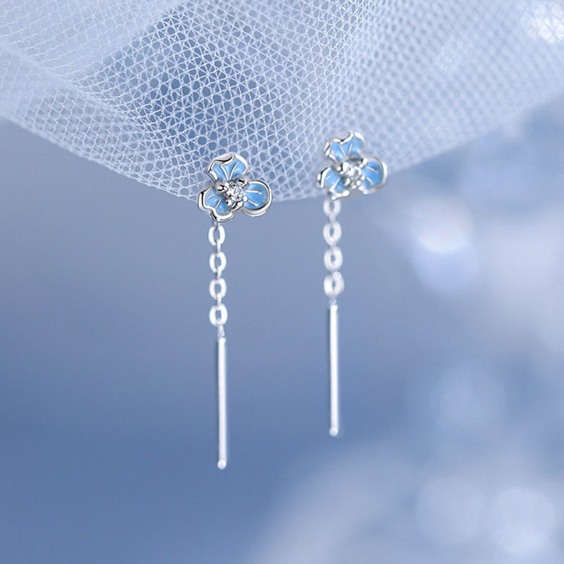 Tassel Thread Female Temperament High Sense Fashion Minority Design Sweet Rings