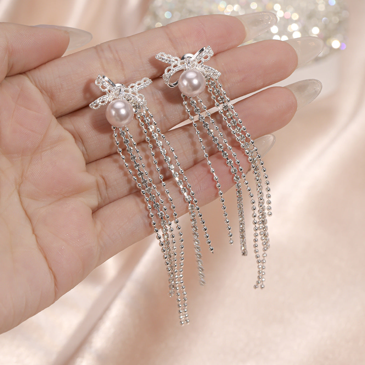 Bow Tassel Minority Fashion Elegant Style Exquisite Rings
