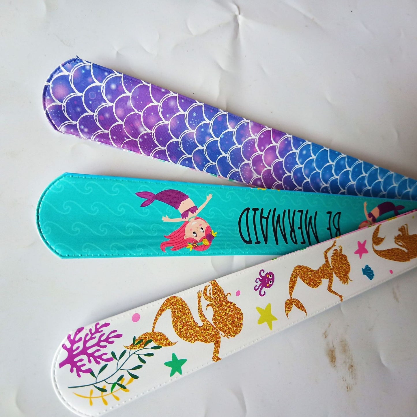 Children's Pop Popular Cartoon Creative Printing Slap Rings