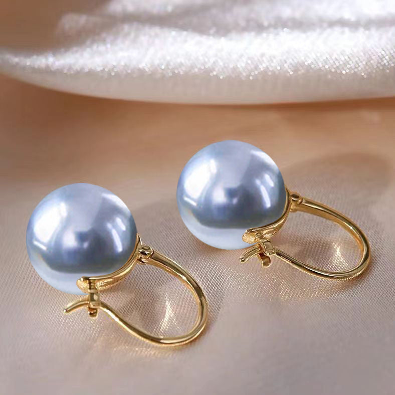 Shell Pearl Parvenu Gold Imitation White Rings
