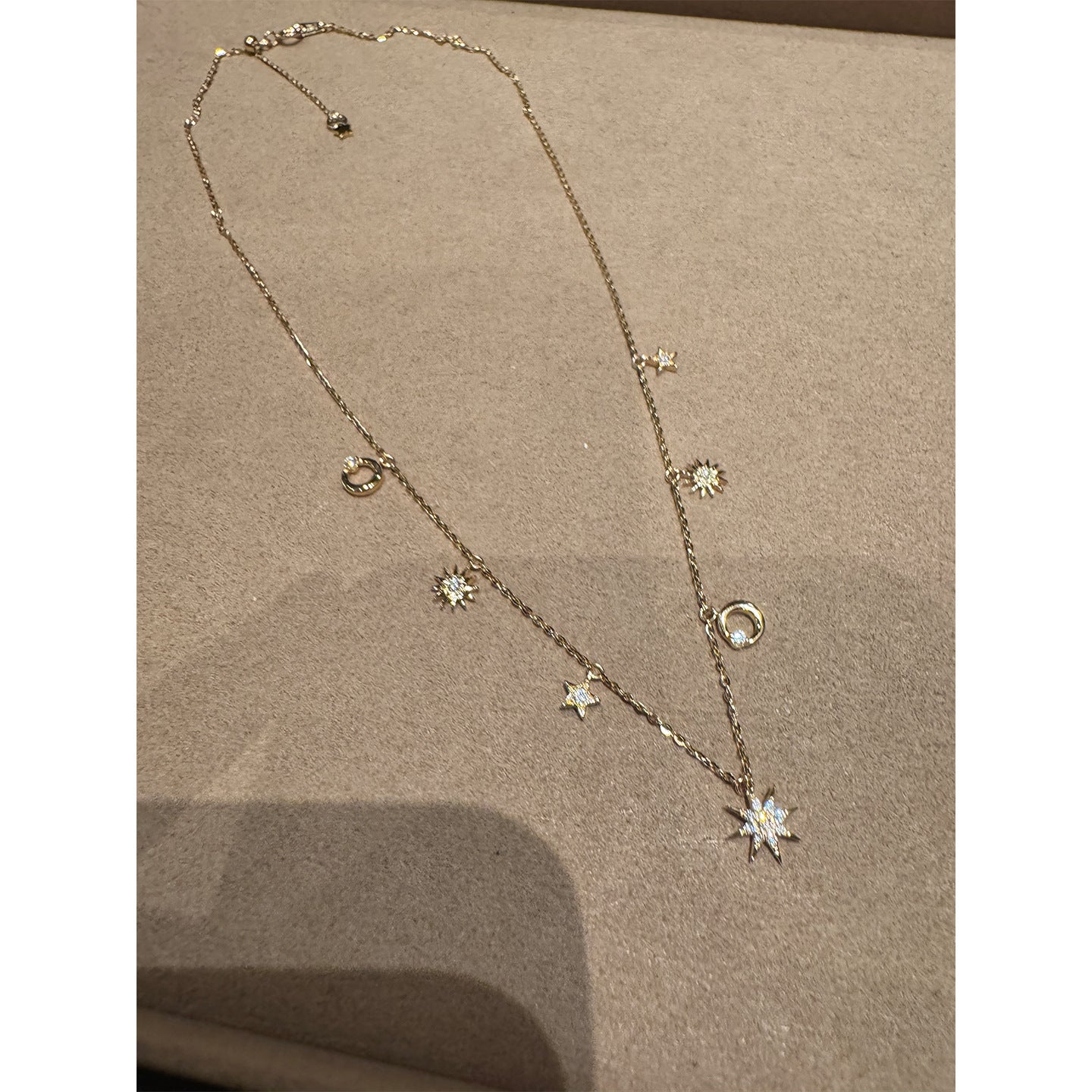 Style Mo Sun Moon Star Low-key Exquisite Tassel Clavicle Chain Necklaces