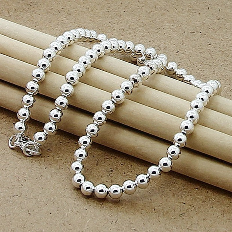 Pretty Ornament Sier Plated Buddha Beaded Necklaces