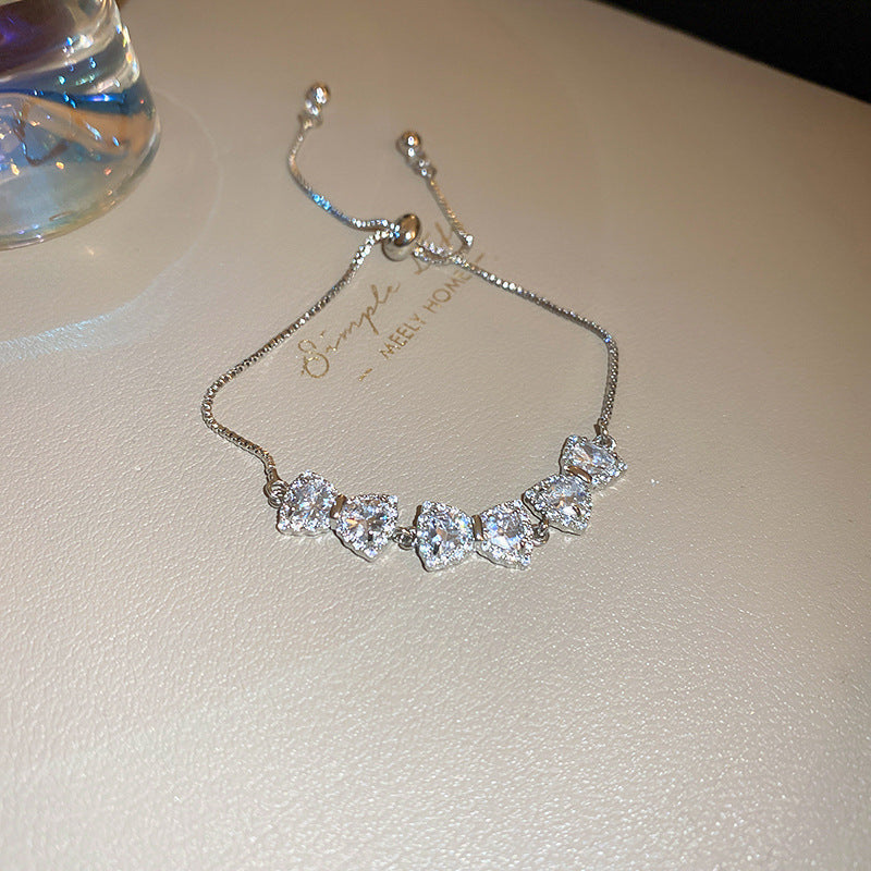 Zircon Bow Stitching Simple Fashion Personality Bracelet