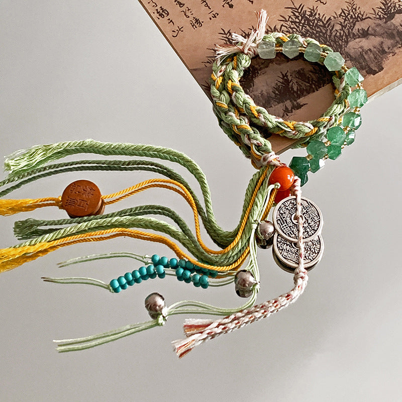 Strap Chinese Style Long Adjustable National Trendy Unique Bracelets