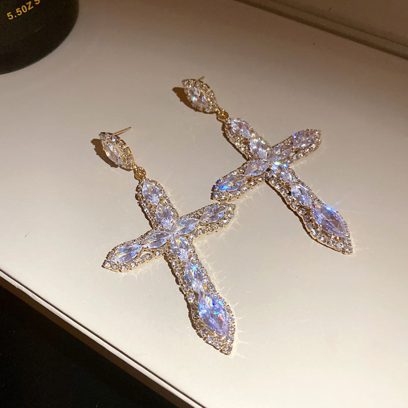 Women's Sier Diamond Tassel Light Luxury High-grade Simple Rings