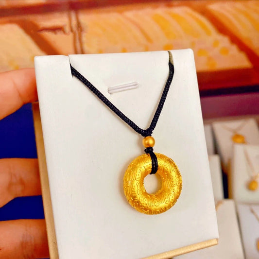 High Color Protection Gold Store Alluvial Pendants