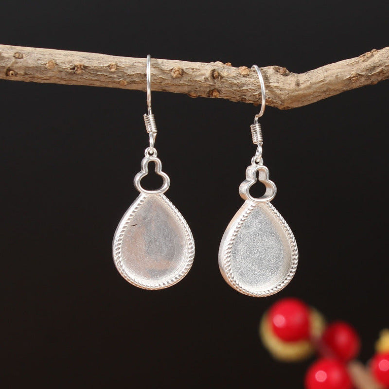 Ethnic Minority Style Handmade Miao Sier Earrings